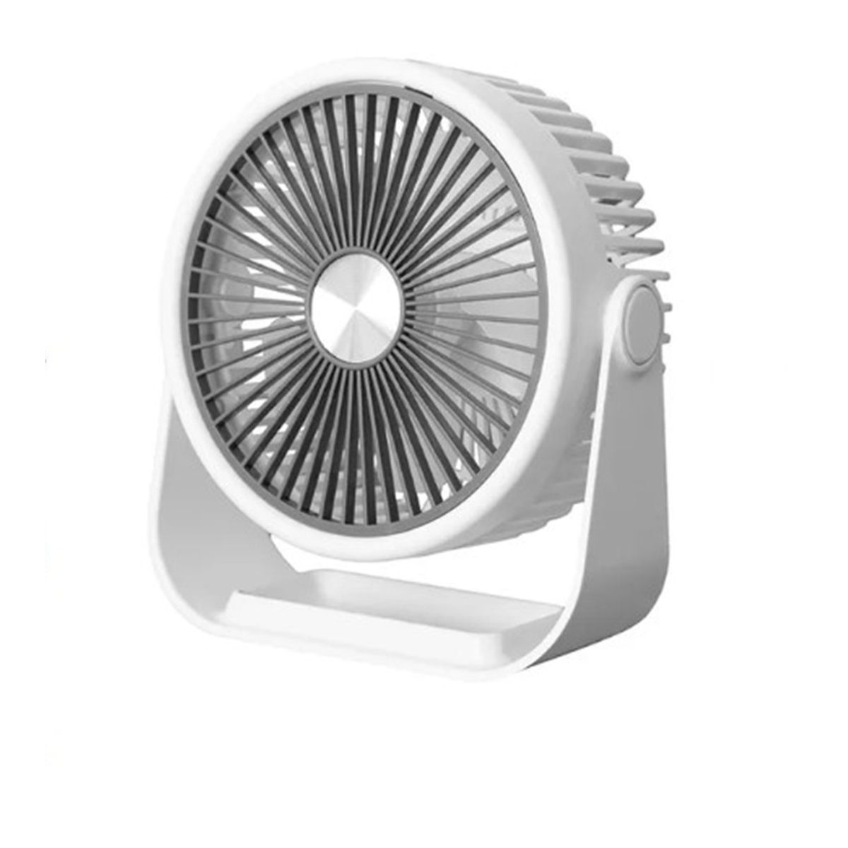 SEISA - Ventilador para  escritorio de 3 velocidades Recargable 16x18 cm