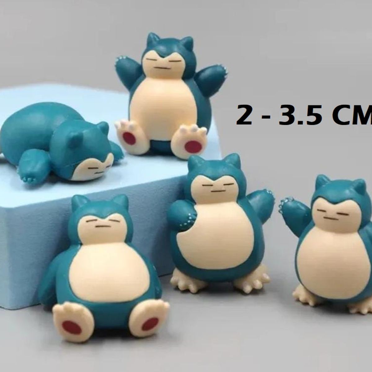 GENERICO - SET POKEMON SNORLAX 5 UNID