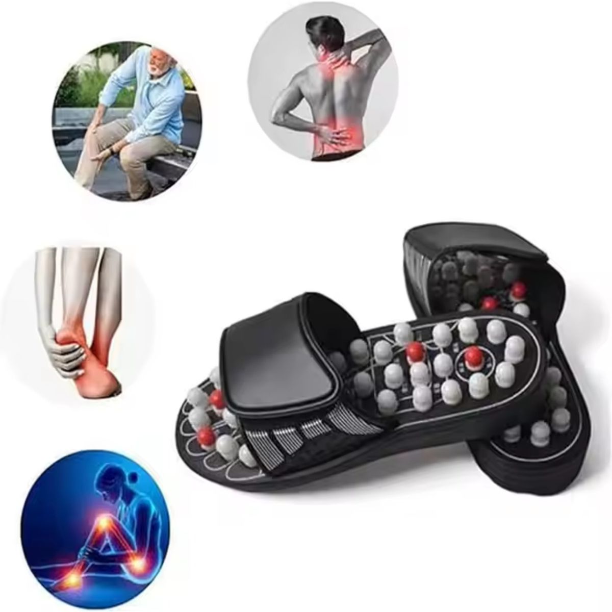 VICTORIA - Zapatos de Masaje con Puntos de Acupresión Relajación y Bienestar