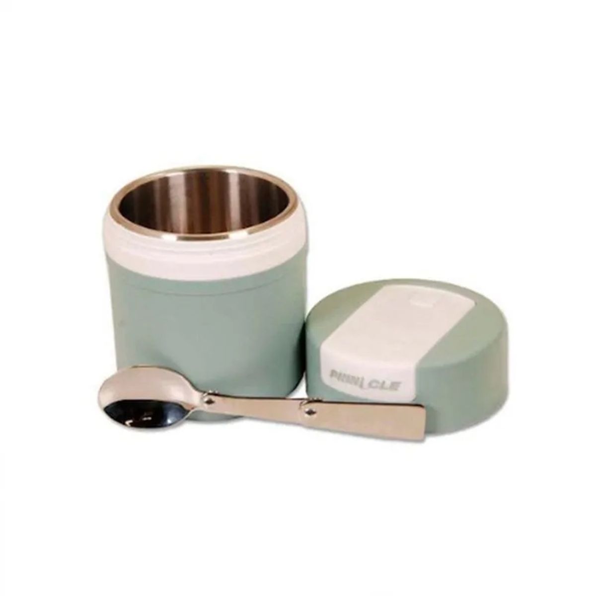 GENERICO - TERMO DE COMIDA DE ACERO INOXIDABLE POGO VERDE 400 ML