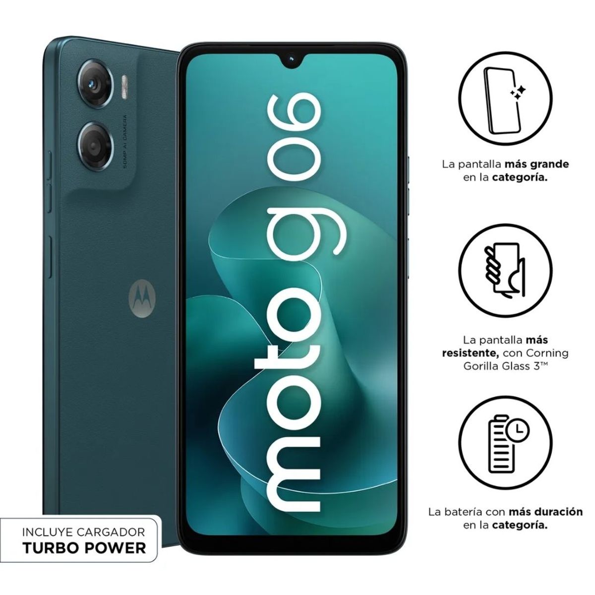MOTOROLA - Celular Moto G06 4gb Ram  + 128gb Azul