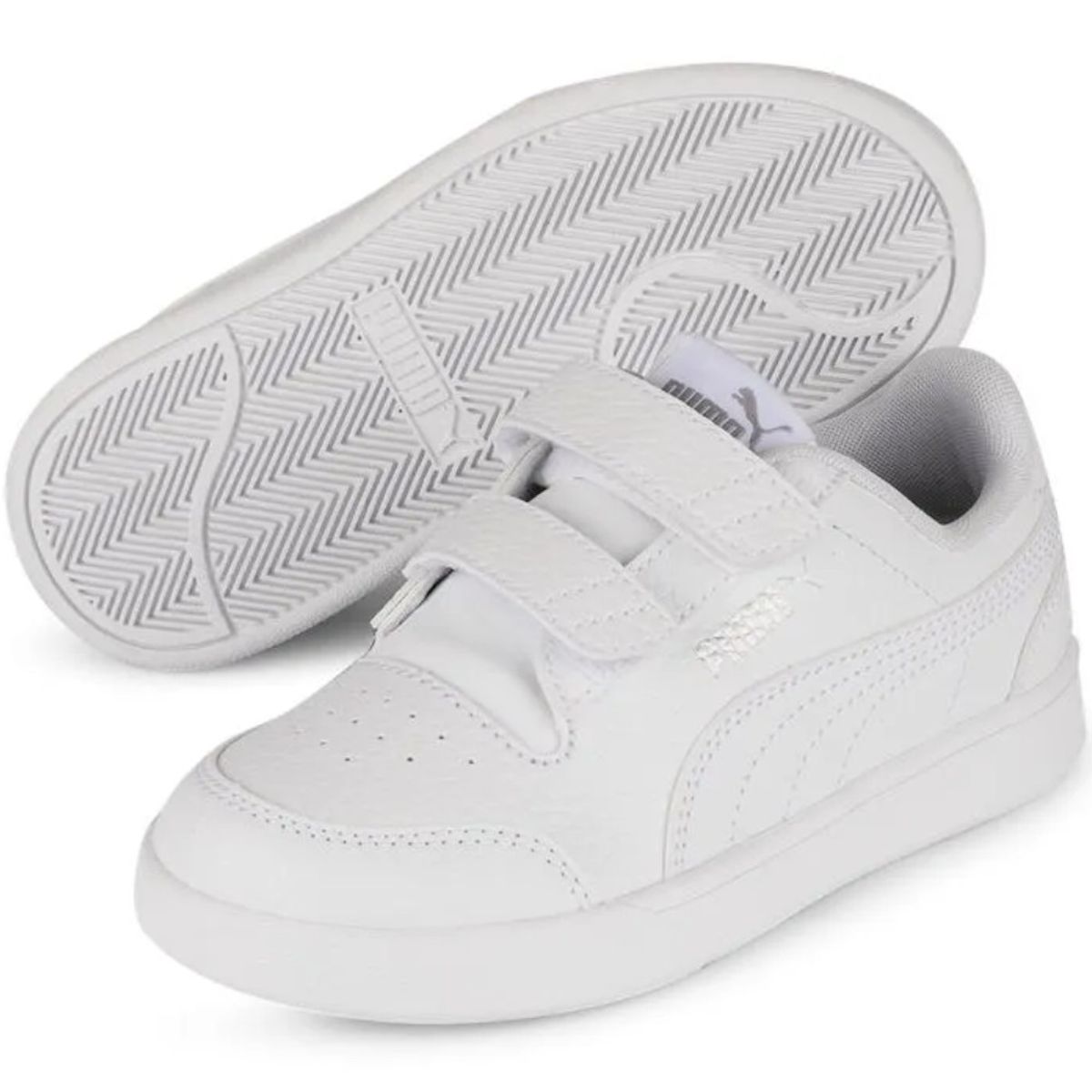 PUMA - Zapatilla Puma Shuffle AO SL V PS 407953 01 Blanco para Niños