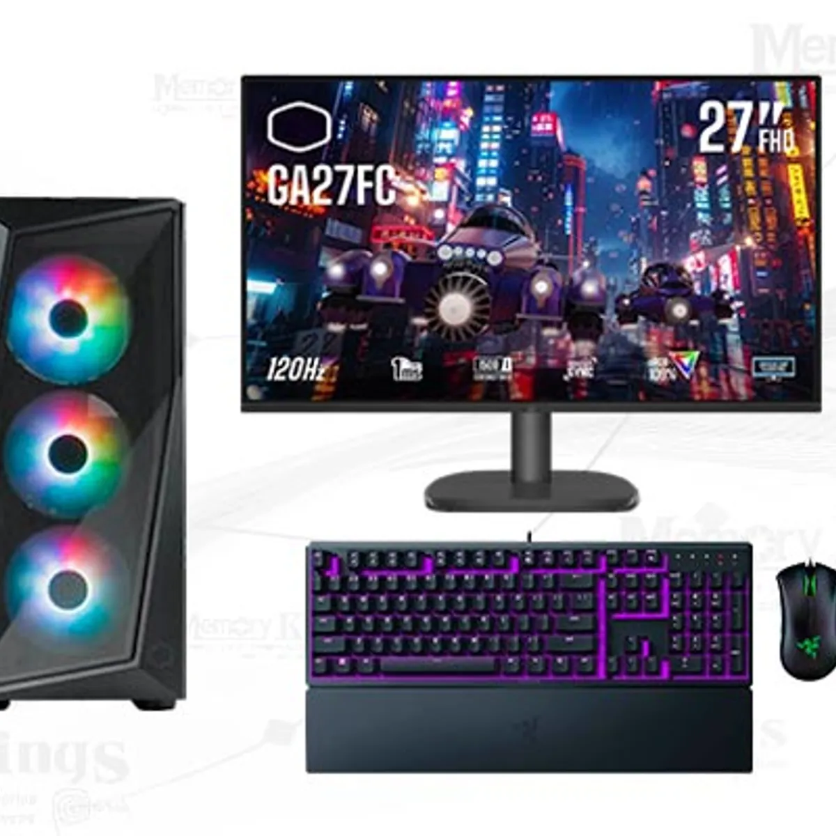 INTEL - Computadora Enovu Core Ultra 5 225F 16GB 1TB SSD 27" RTX 3050 6GB Windows 11 Pro