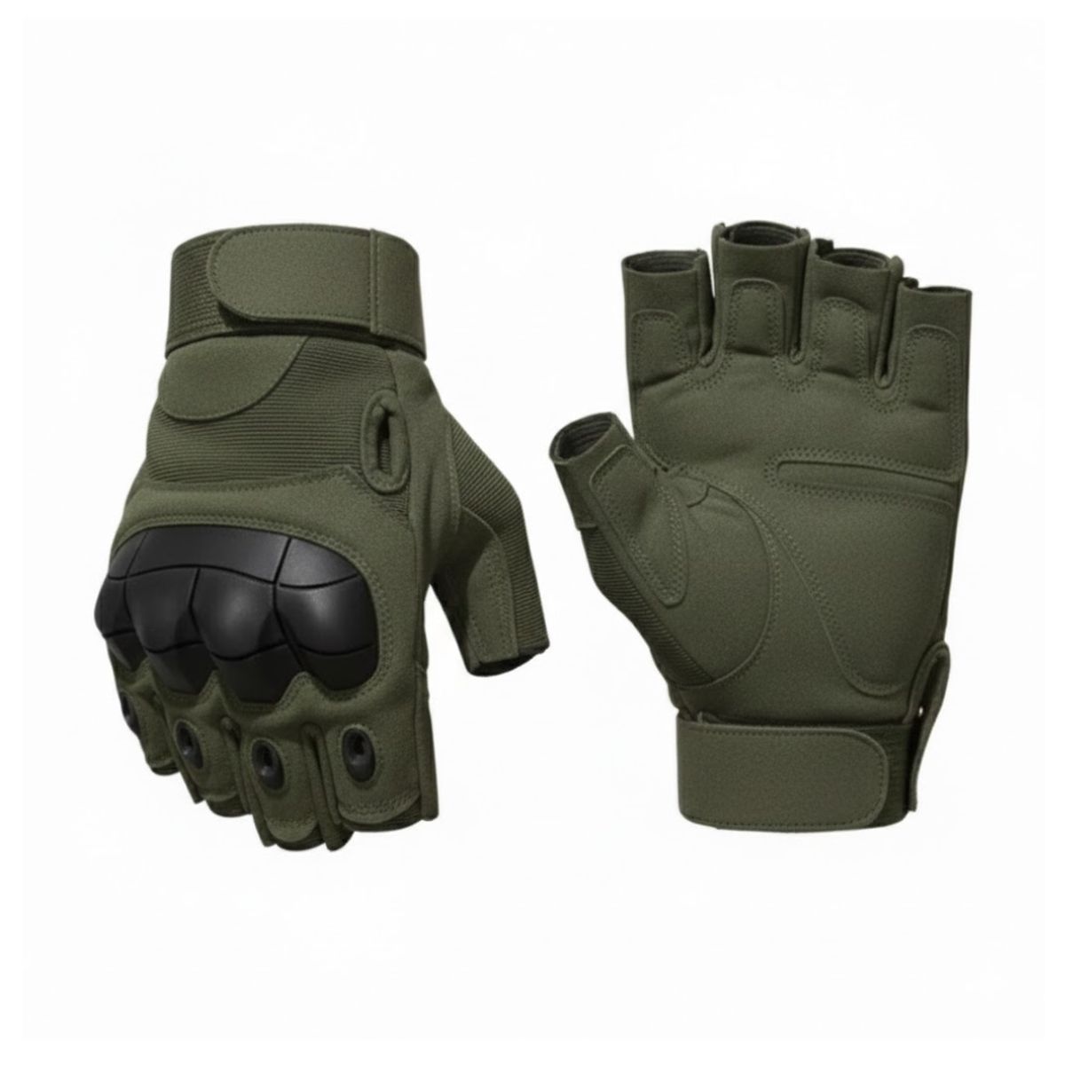 GENERICO - Guantes Tácticos de Medio Dedo Militar Deportes Moto Gym Ciclismo y más