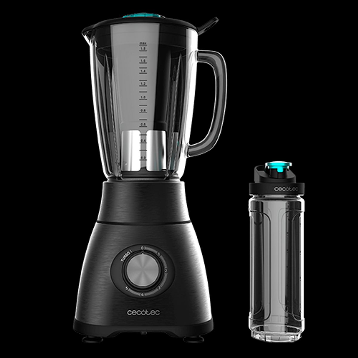 CECOTEC - Licuadora Power Black Titanium 2500Max Go