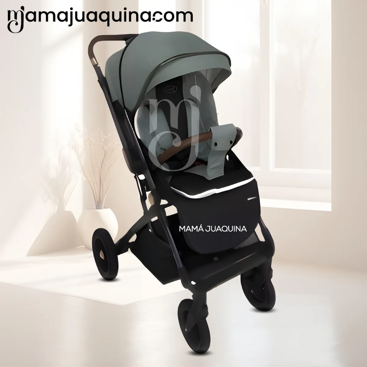 Baby - Coche Maleta de Lujo «VELLE» Edición Limitada Green