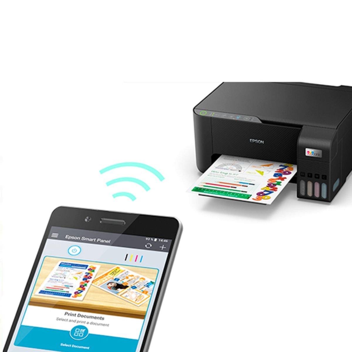 EPSON - IMPRESORA EPSON INALAMBICO INCLUYE TINTAS MOD L3250
