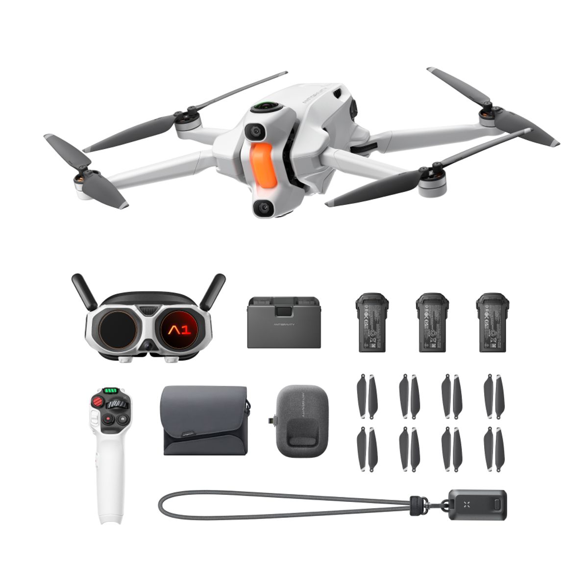 INSTA360 - Antigravity A1 Explorer Bundle – Dron 8K 360 para Vuelo Inmersivo