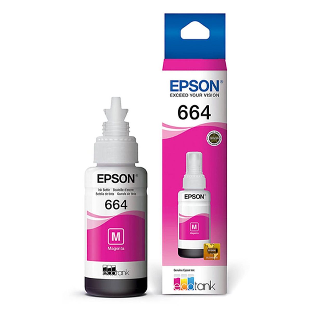 EPSON - TINTA EPSON T664 MAGENTA T664320-AL ORIGINAL