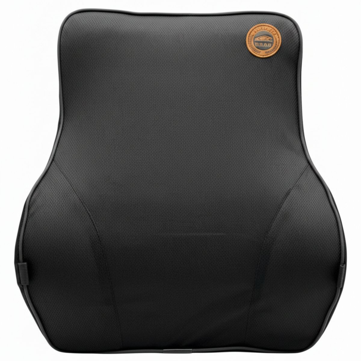 GENERICO - Soporte Lumbar Egonómico MEMORY FOAN Negro Para  Auto Camioneta