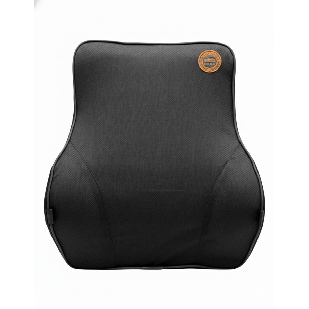 GENERICO - Soporte Lumbar Egonómico MEMORY FOAN Negro Para  Auto Camioneta