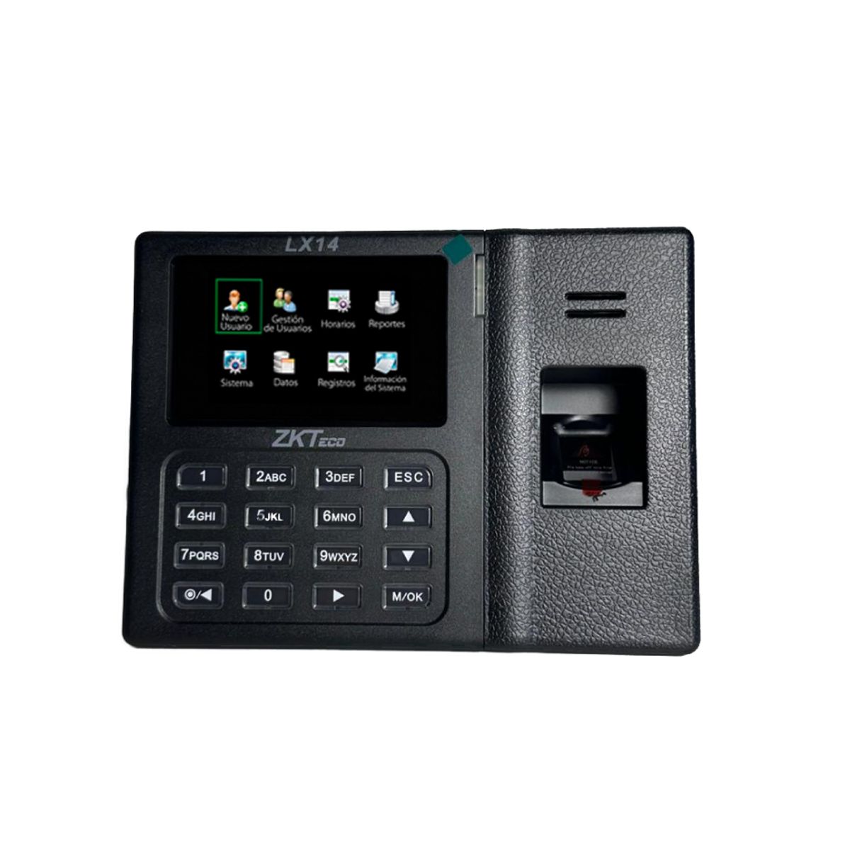 ZKTECO - Control Biometrico de Asistencia por Huella hasta 500 Usuarios, Reportes Excel