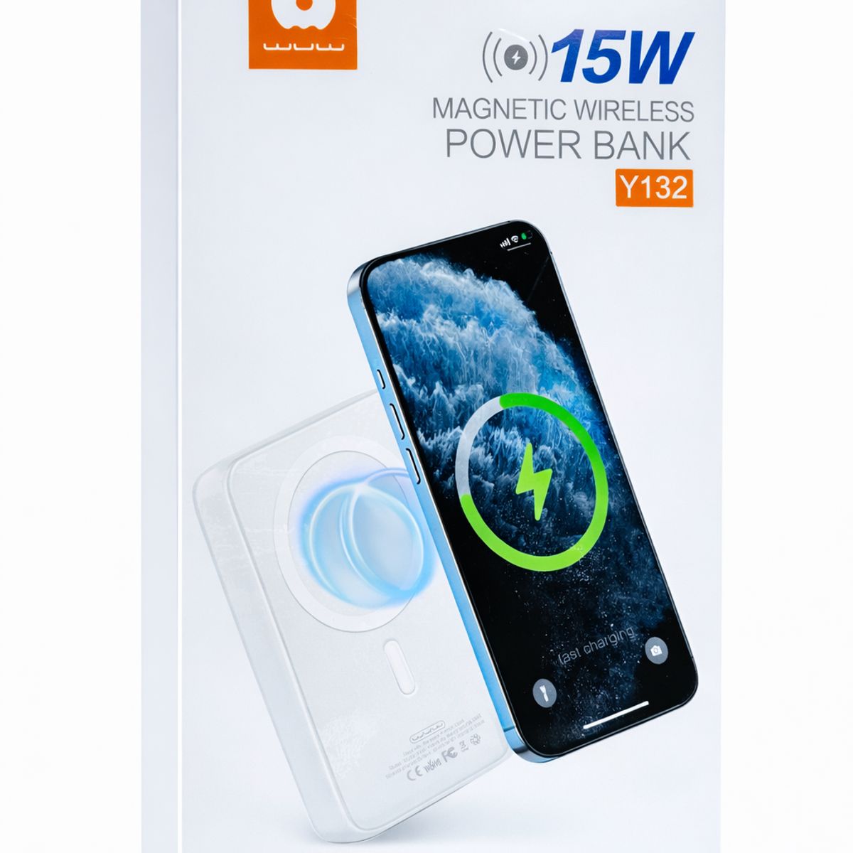 WUW - Cargador Portátil Inalámbrico magsafe Power bank 5000mAh