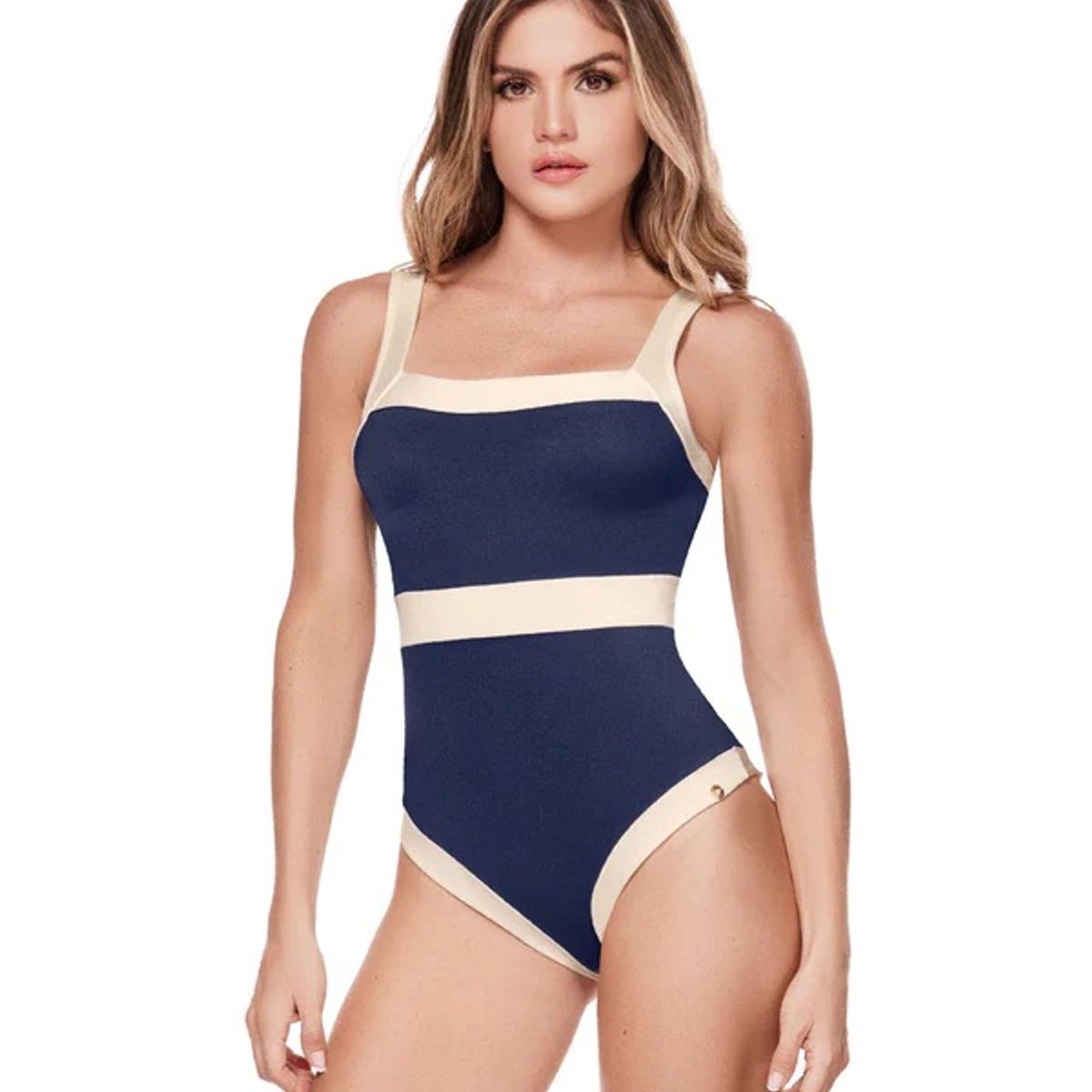 CHAMELA - Ropa de baño mujer con control de abdomen 45325