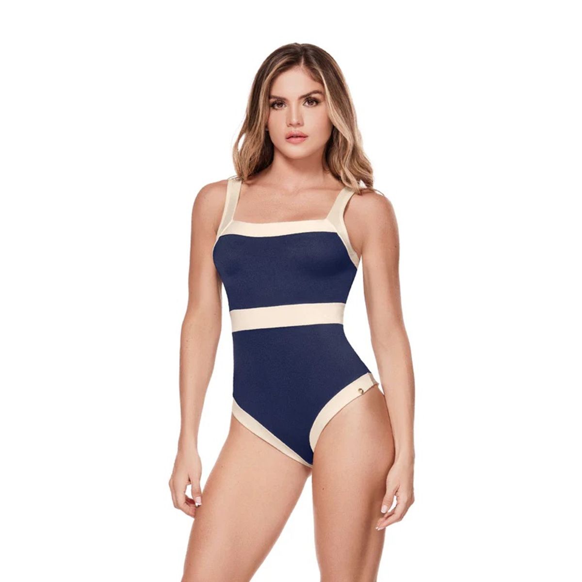 CHAMELA - Ropa de baño mujer con control de abdomen 45325