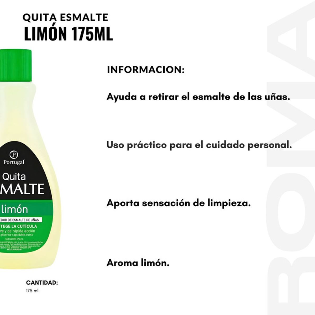 PORTUGAL - PACK 3 QUITA ESMALTE LIMÓN PORTUGAL 175ML