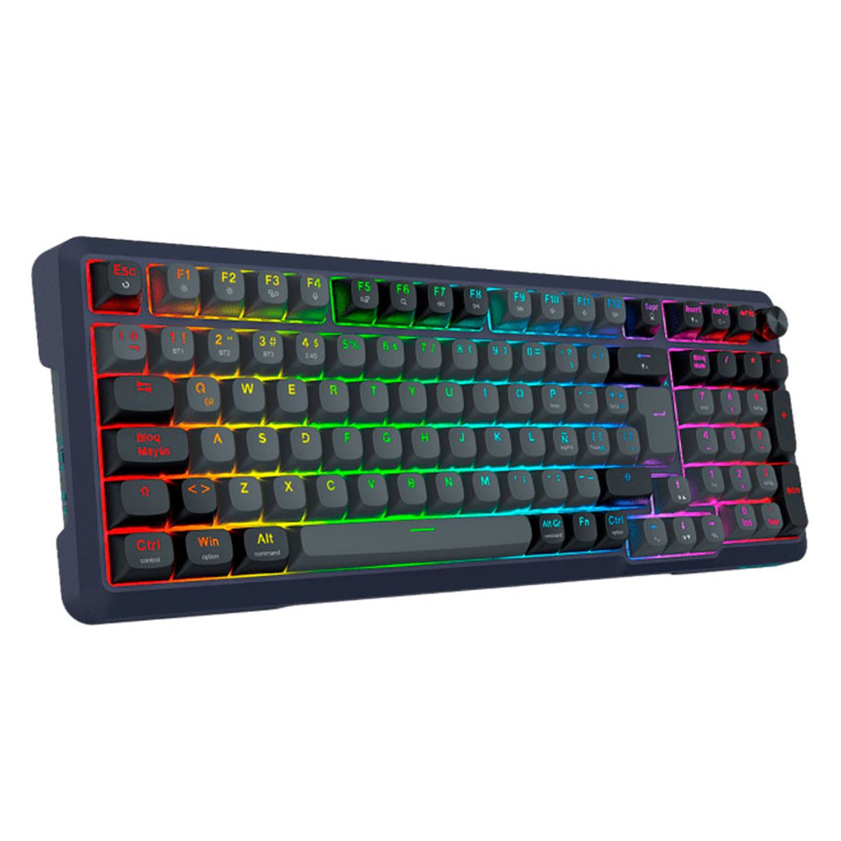 REDRAGON - Teclado Redragon BRAGI PRO K688GB Inalambrico Español