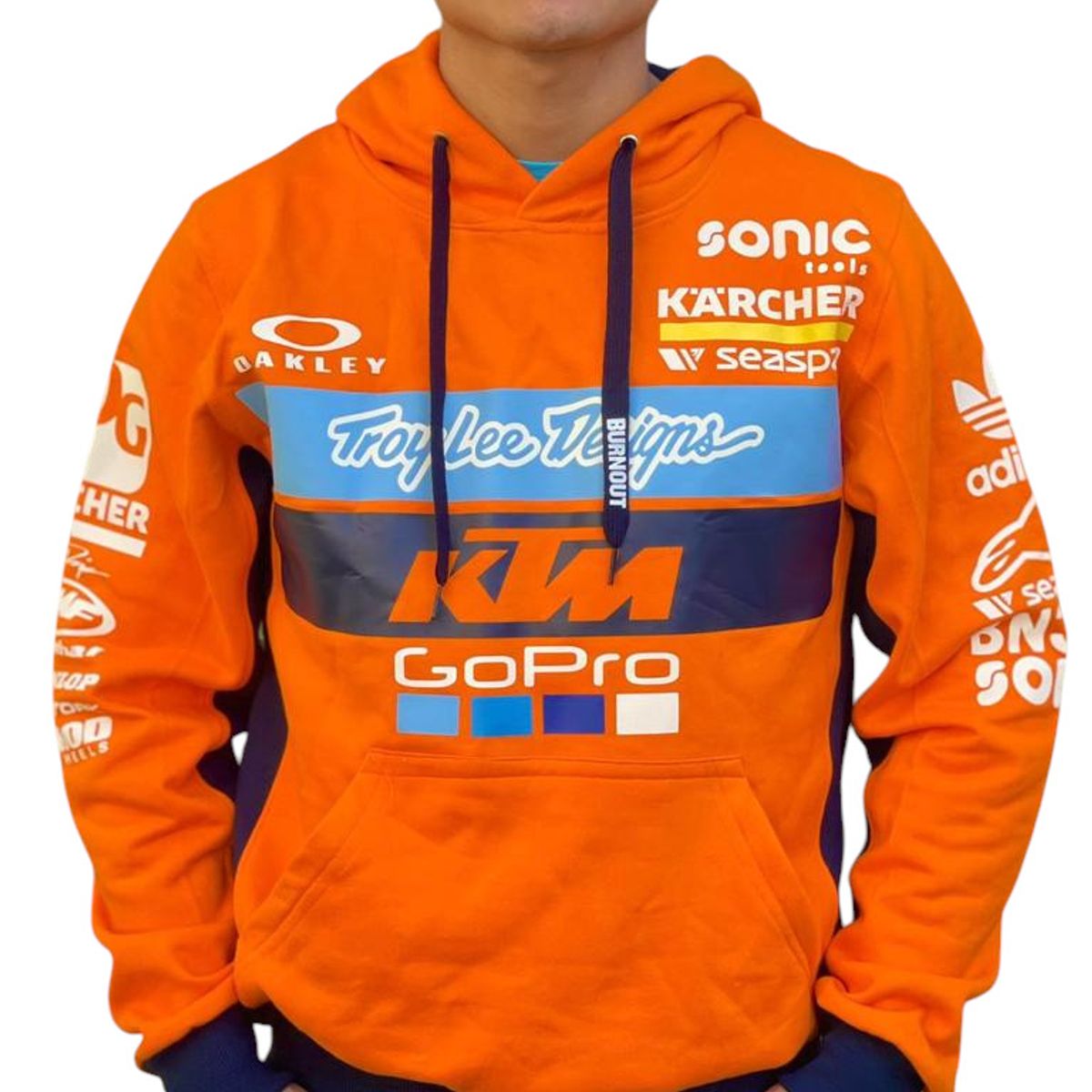 GENERICO - Polera Moto KTM Sudadera Vinil Duke Dakar MotoGP EXC Naranja