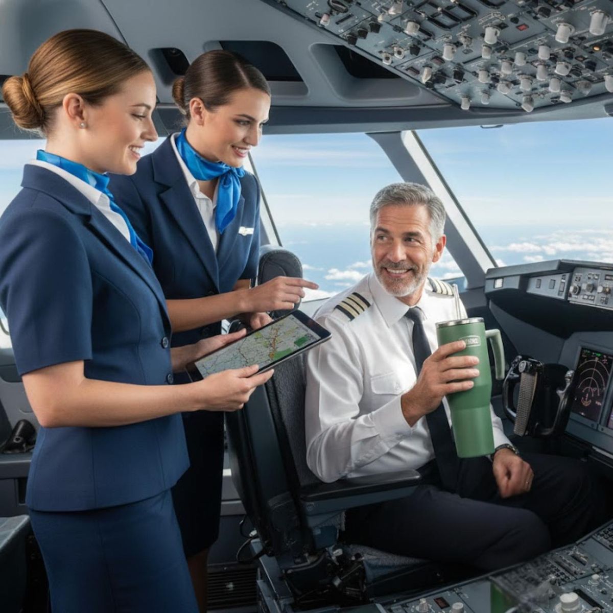 THERMOS - THERMOS® 1.1 LT PARA LÍQUIDOS  VERDE MILITAR OUTDO