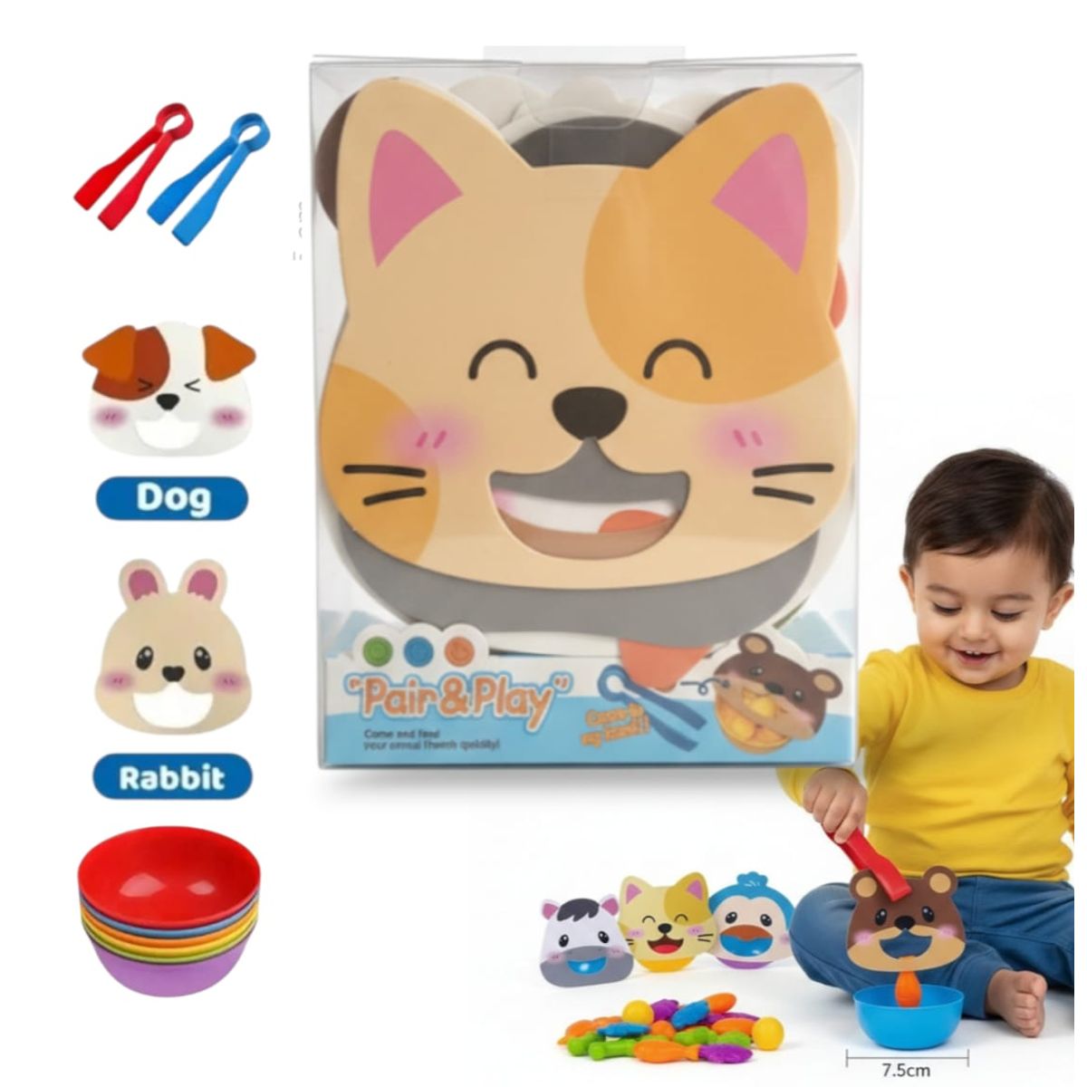 GENERICO - Juego de clasificación - Alimenta a tus mascotas