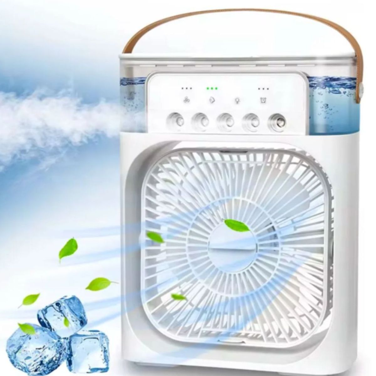 GENERICO - Ventilador Portátil 3 en 1 Humidificador Enfriador Aire Acondicionado