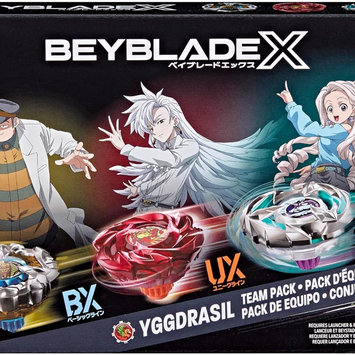 TAKARA TOMY - BEYBLADE X YGGDRASIL TEAM PACK RUDDER PHOENIX