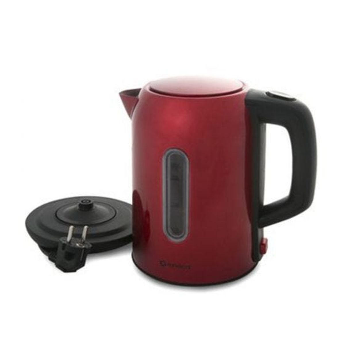 IMACO - Hervidor Eléctrico Metálico 1.7 L Imaco KE1722R Rojo