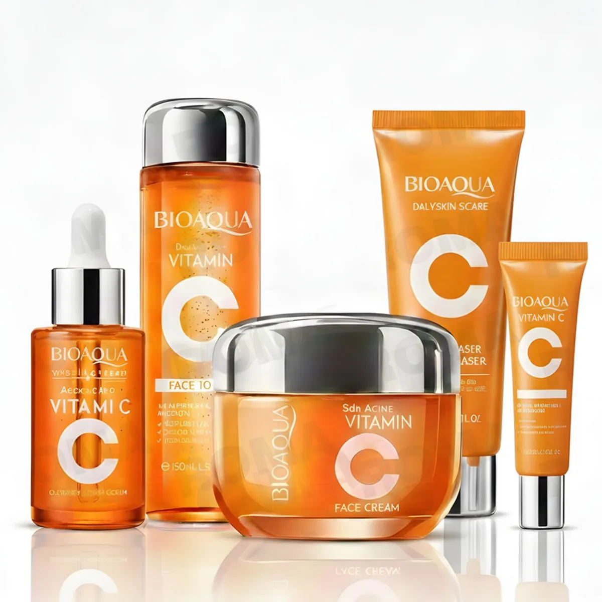 BIOAQUA - KIT SKINCARE VITAMINA C REJUVENECEDOR 5 PZS BIOAQUA