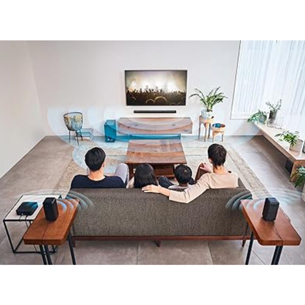 SONY - Sony Teatro en Casa HT-S40R de 5.1 canales con parlantes