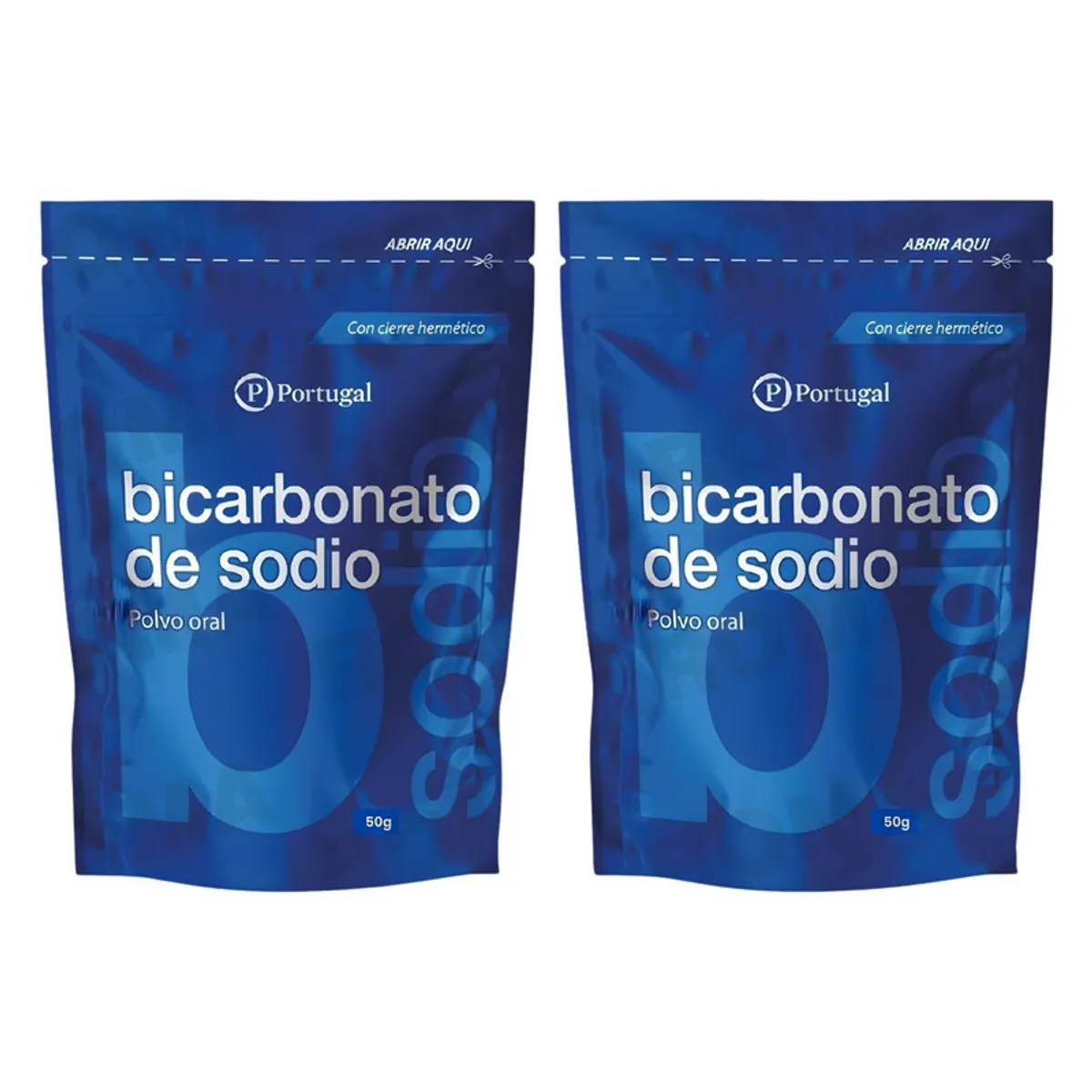 PACK 2 BICARBONATO DE SODIO EN POLVO 50G PORTUGAL, marca PORTUGAL - Foto Principal