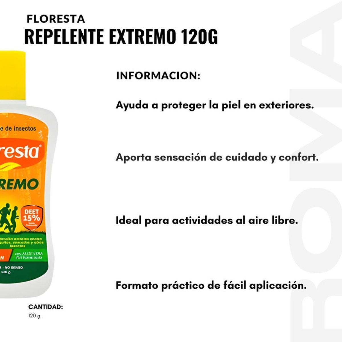 PORTUGAL - REPELENTE EXTREMO 120G FLORESTA