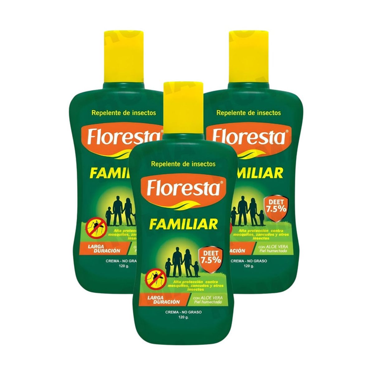 PORTUGAL - PACK 3 REPELENTE FAMILIAR 120G FLORESTA