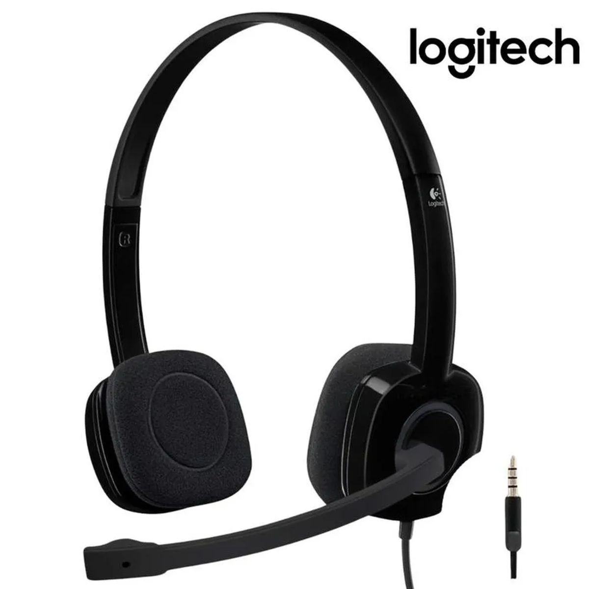 LOGITECH - AUDÍFONO CON MICRÓFONO LOGITECH H151 STEREO 981-000587 NEGRO