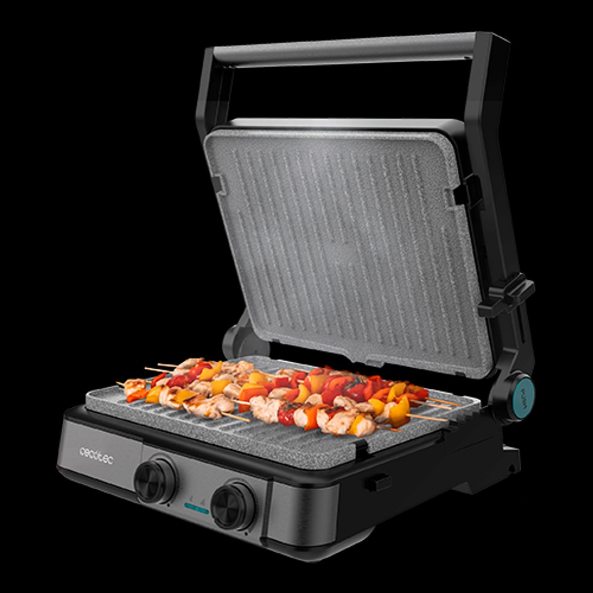 CECOTEC - Parrilla Eléctrica Rock’Ngrill 2200 Dual