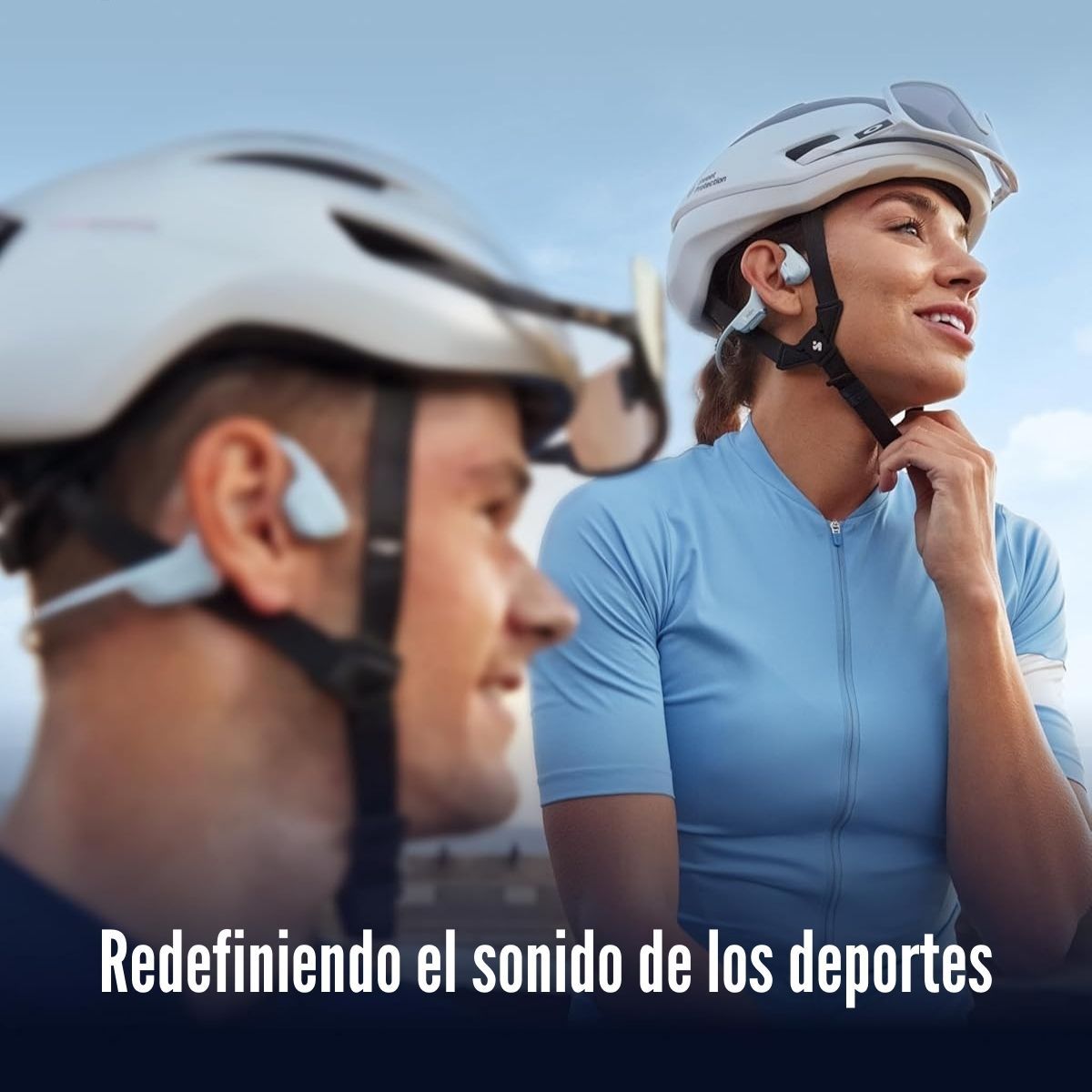 SHOKZ - Shokz - Audífono OpenRun Pro 2 Mini S821 Wireless Conducción Ósea - Blue