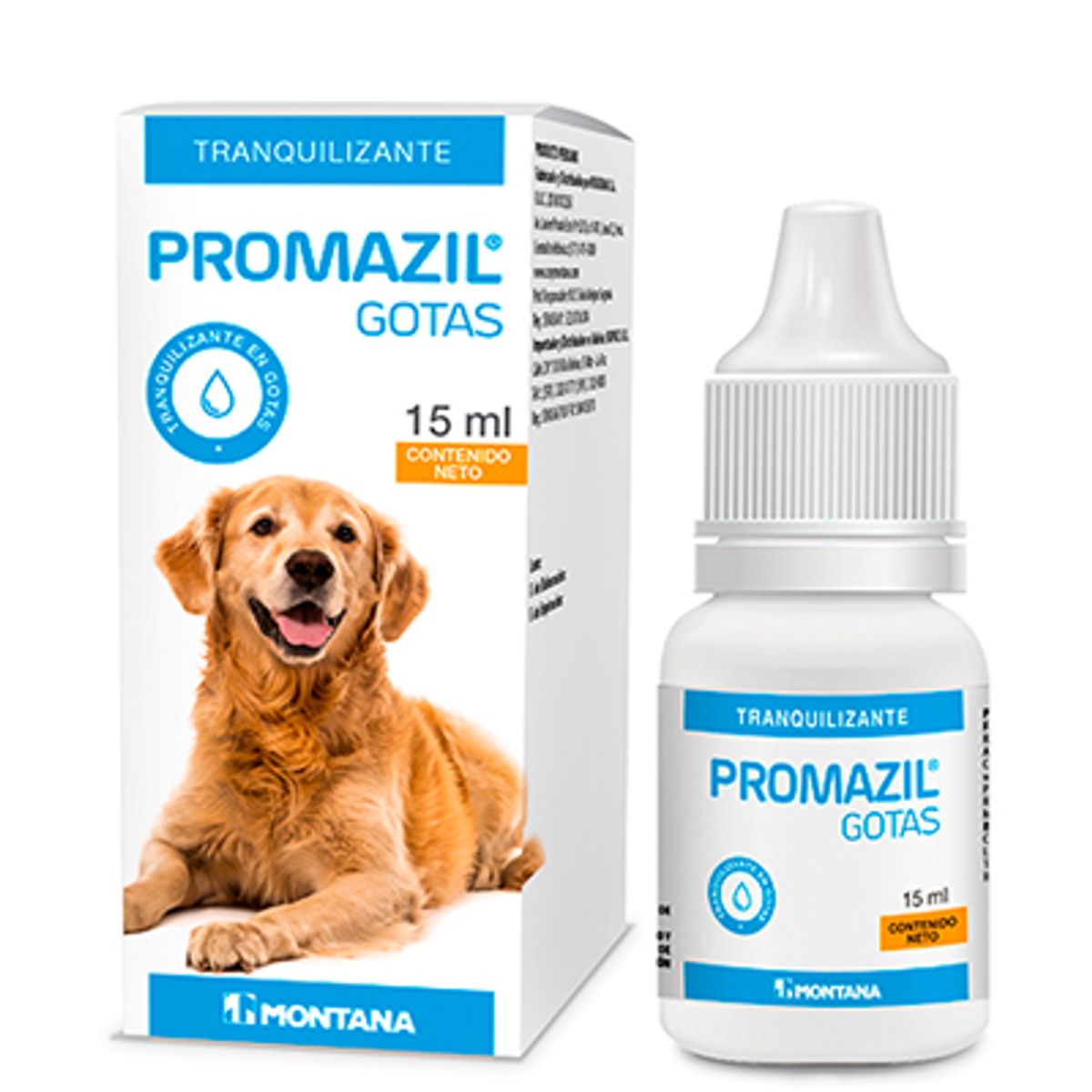 Promazil Gotas Tranquilizantes para Perros y Gatos 15 ml, marca GENERICO - Foto Principal