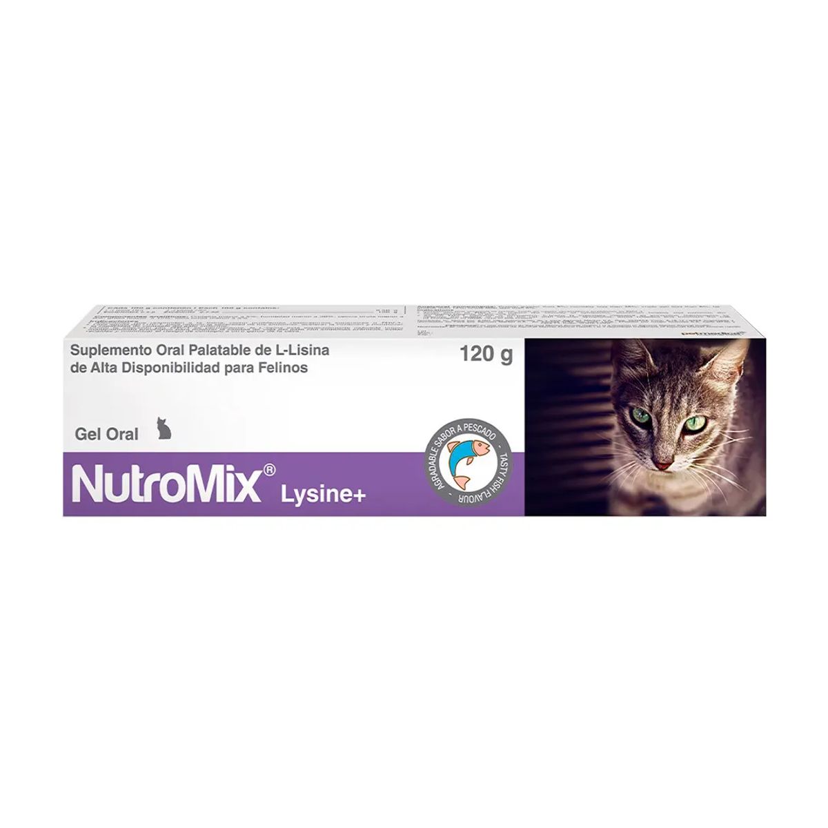NUTROMIX - Nutromix Lysine+ Gel Oral Para Gatos sabor a pescado 120g
