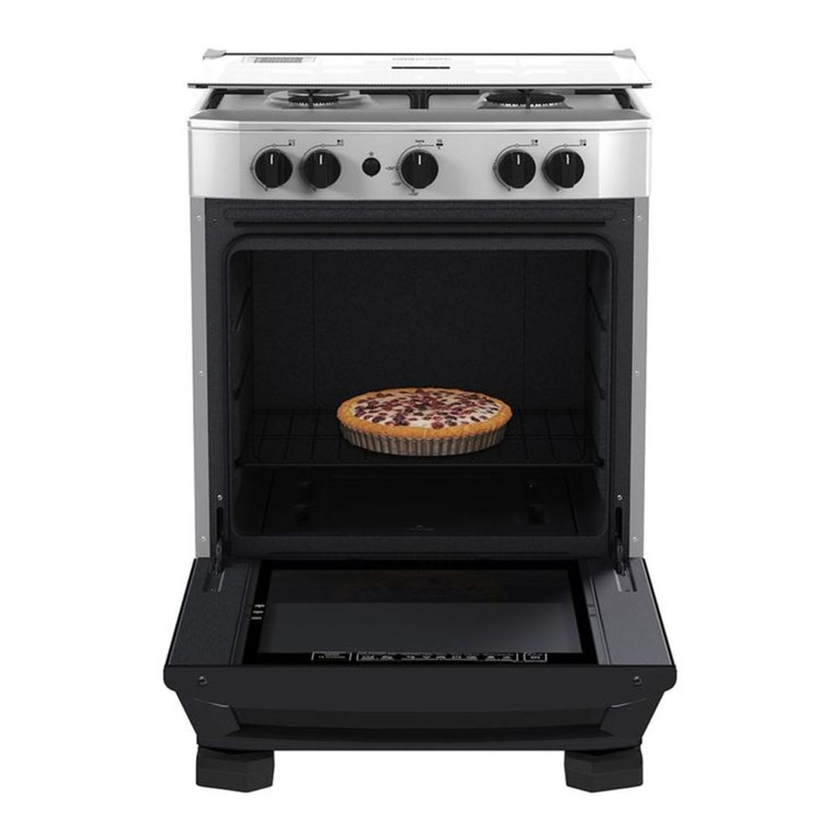 MABE - COCINA MABE CMP6014AG1 4 QUEMADORES SILVER