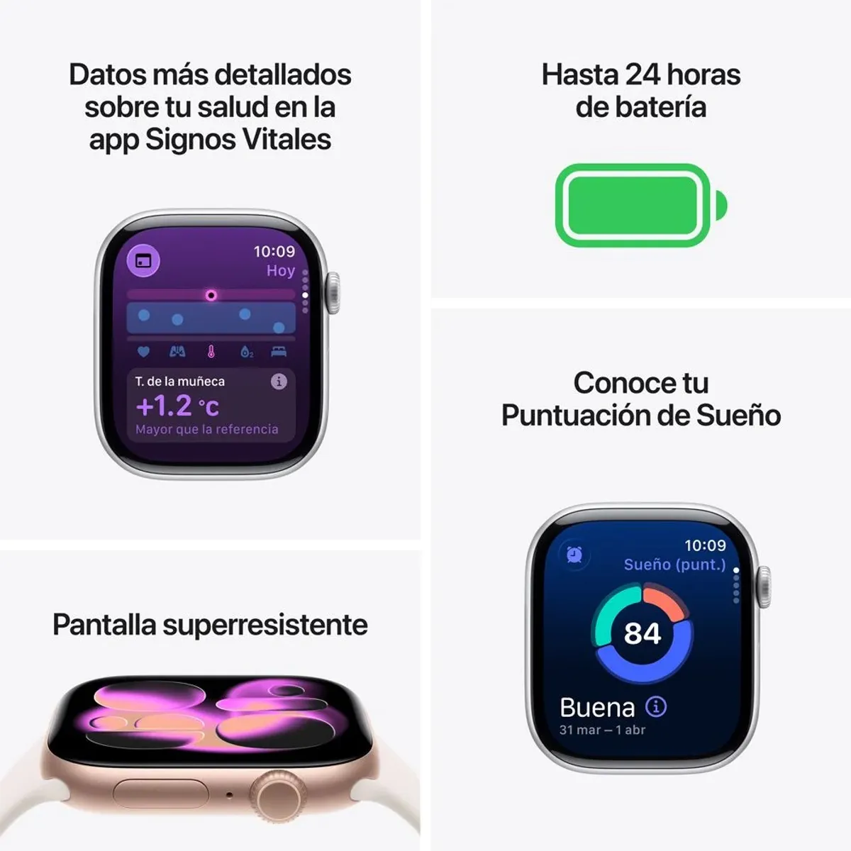 APPLE - Apple Watch Series 11 42mm Gps Jet Black Sport Band S/M Black