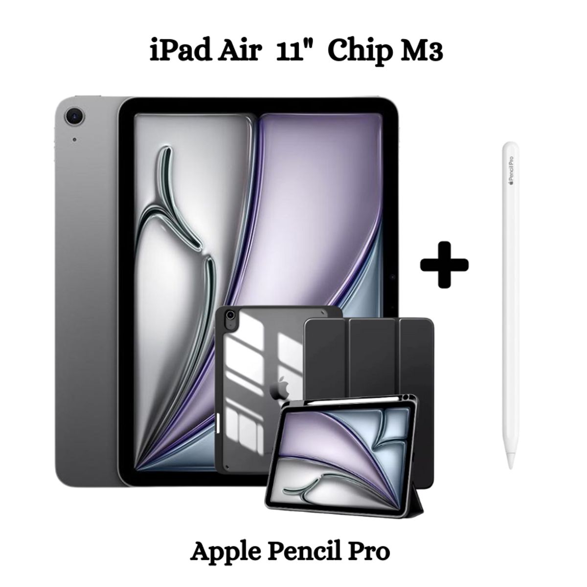APPLE - iPad Air 11 Chip M3 Wifi 256GB - Space Gray 2025 + Regalo + Pencil Pro