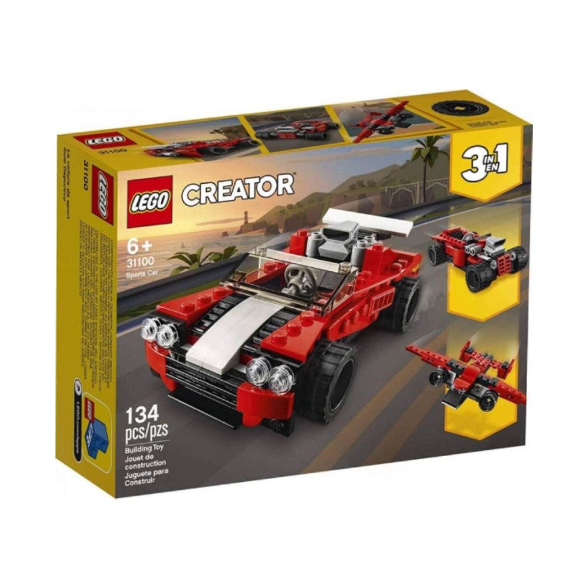 LEGO - LEGO Creator 3 in1 Sports Car Toy 31100