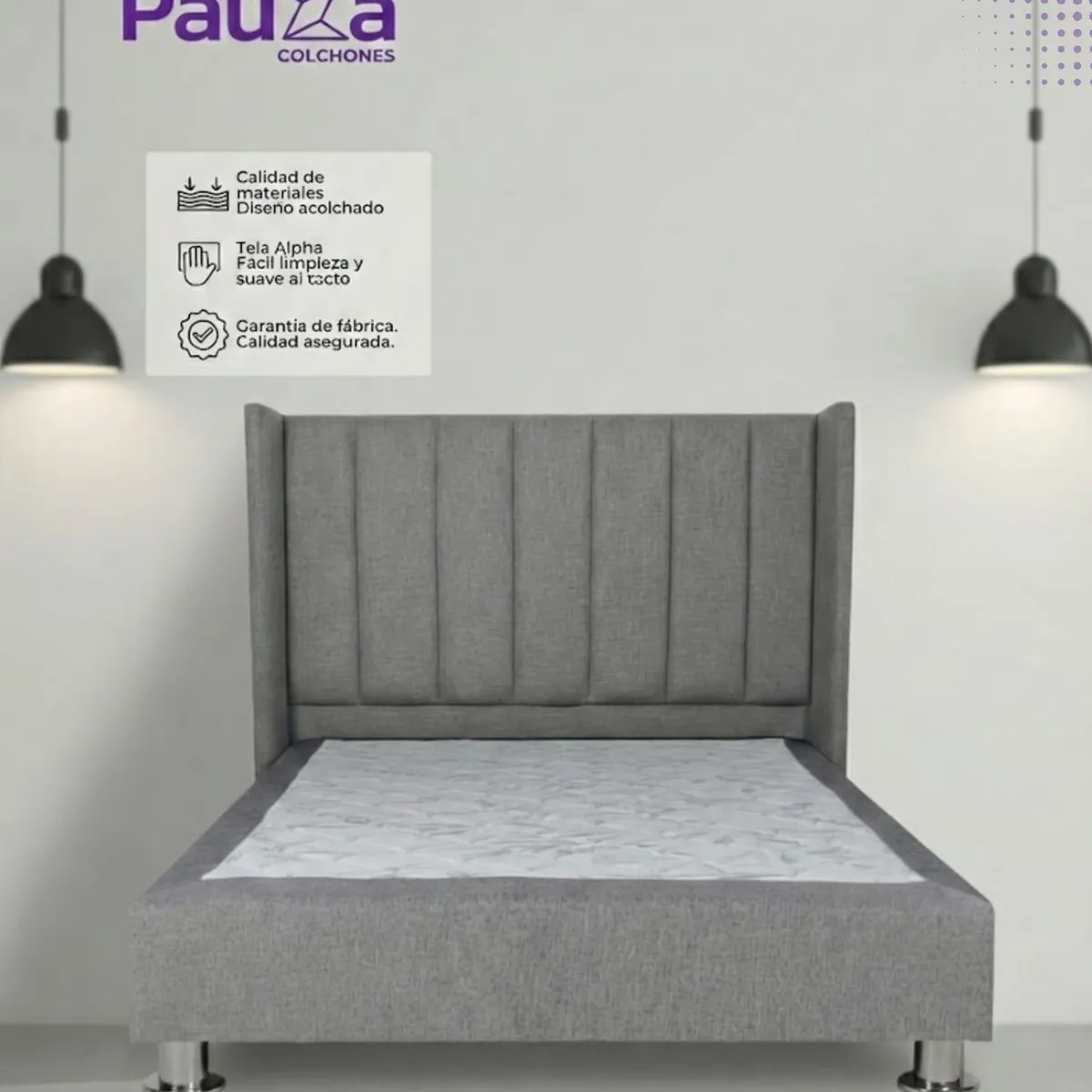 PAUZA - DORMITORIO PREMIUM LINEAL QUEEN
