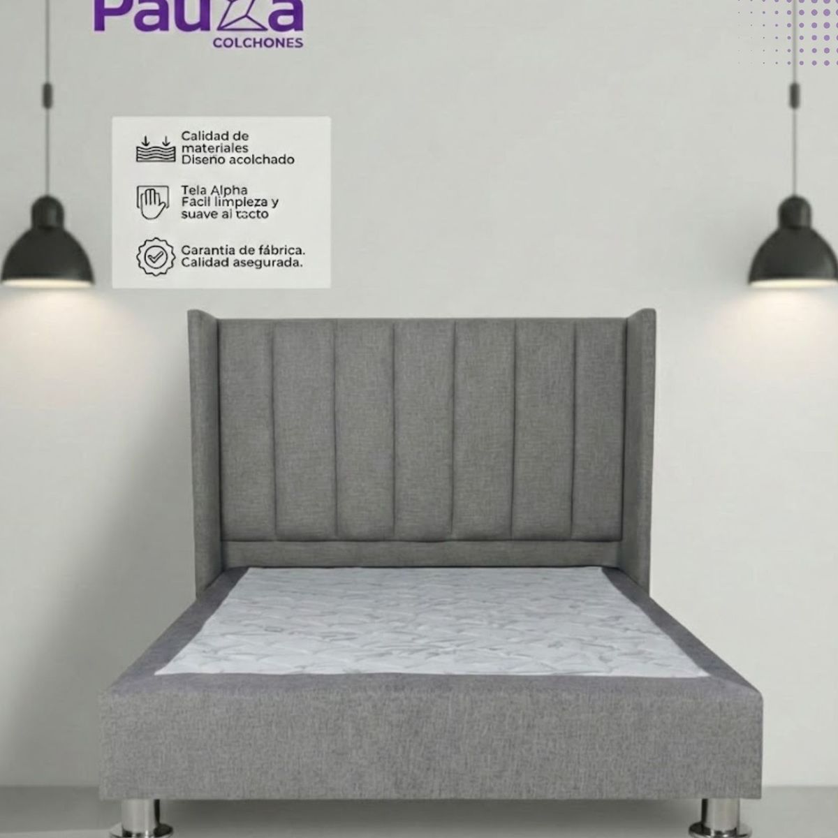 PAUZA - DORMITORIO PREMIUM LINEAL KING