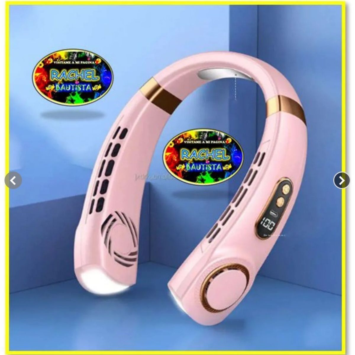 GENERICO - Ventilador portátil del cuello sin aspas  recargable por USB