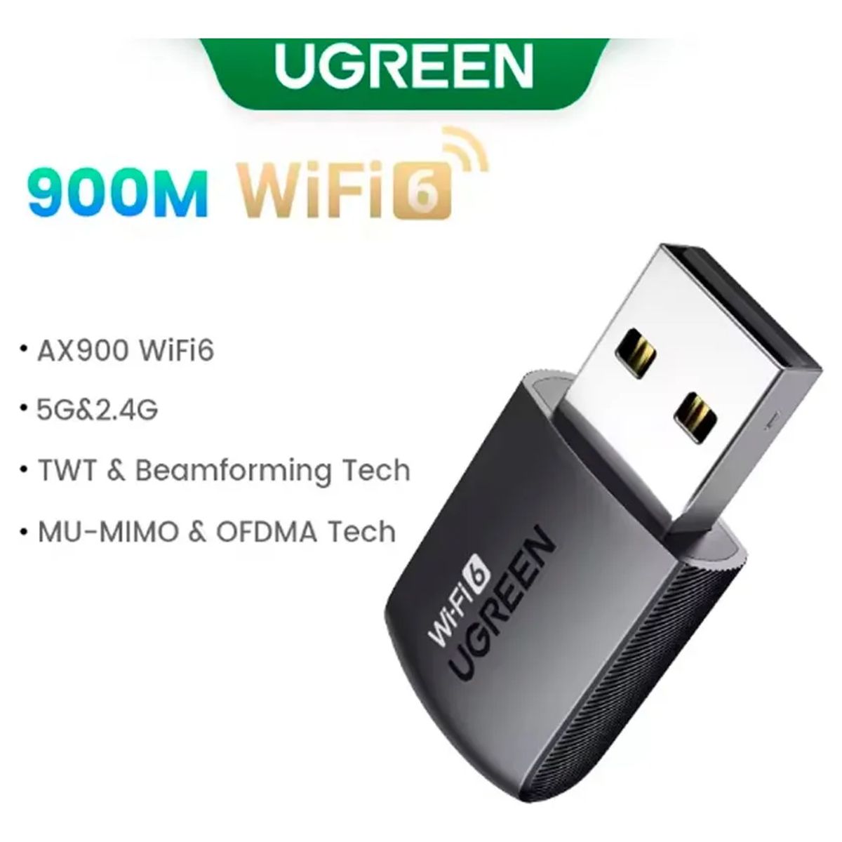 UGREEN - UGREEN  Adaptador WiFi para PC de Escritorio CM762