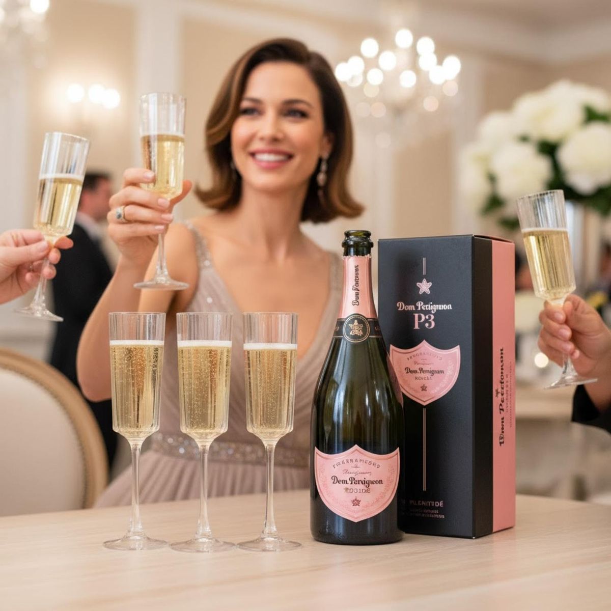 ICHIMATSU - Set de Copas para Champagne Vintage 190 ml - 6.42 oz 6 Piezas- ichimatsu