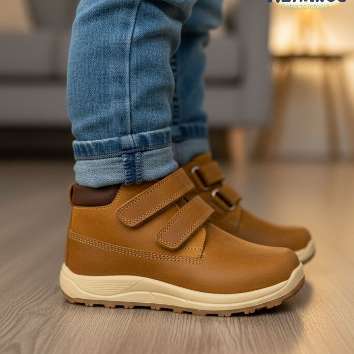 TIERNITOS - Botín de Niño Cuero