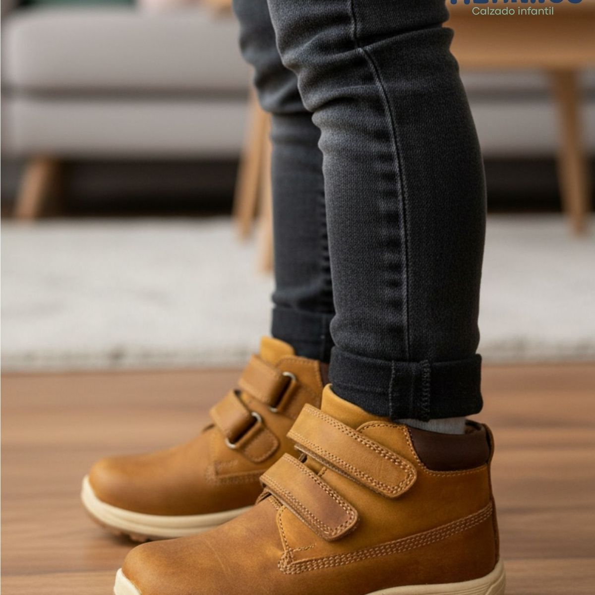 TIERNITOS - Botín de Niño Cuero