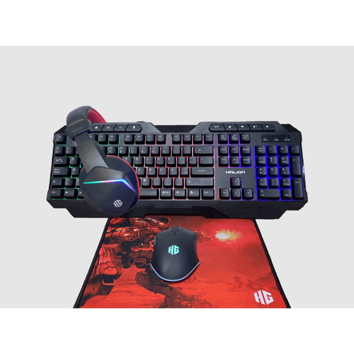 HALION - Combo Gamer MERCURY HA-404C 4 EN 1 HALION