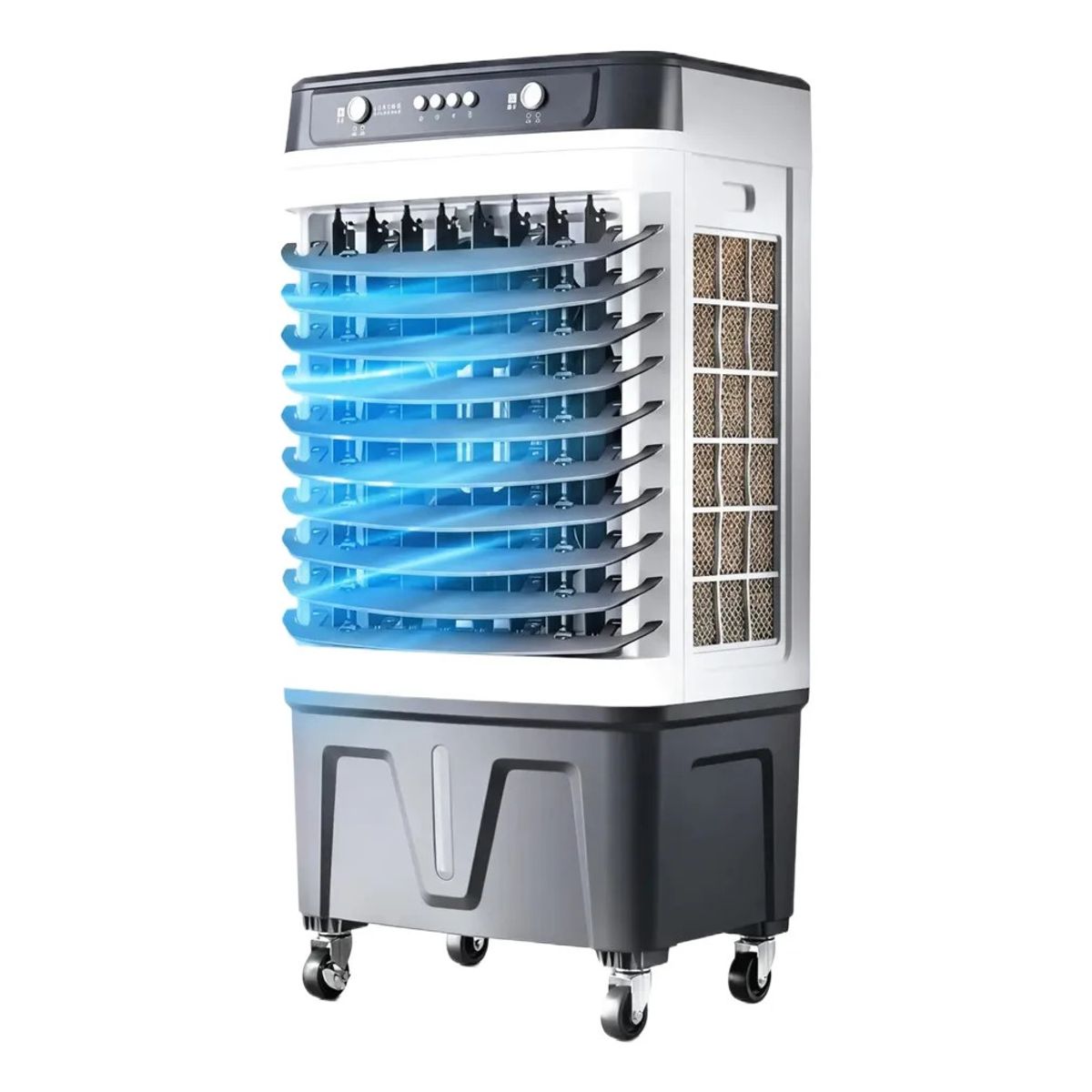 U BUY - Enfriador Evaporativo De Aire Con Ruedas Industrial 30 L